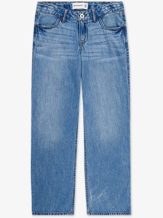 Obrázek produktu Džíny Straight Fit Abercrombie & Fitch tmavě modrá