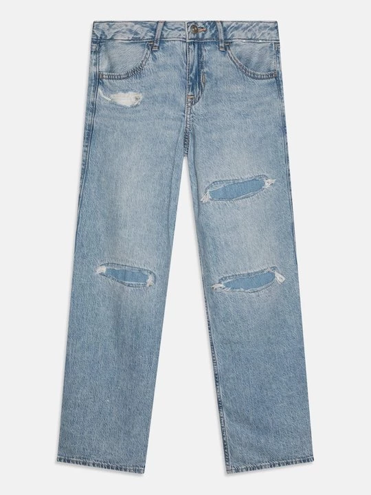 Obrázek produktu Džíny Straight Fit Abercrombie & Fitch tmavomodrý denim