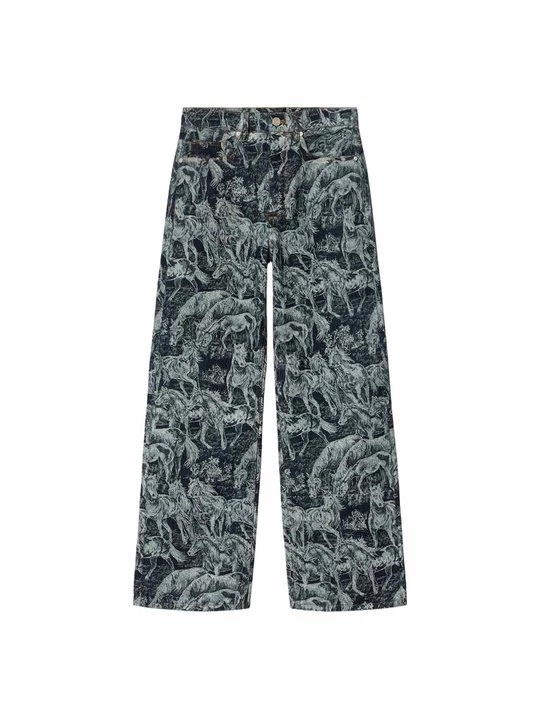 Obrázek produktu Džíny Straight Fit AllSaints modrý denim