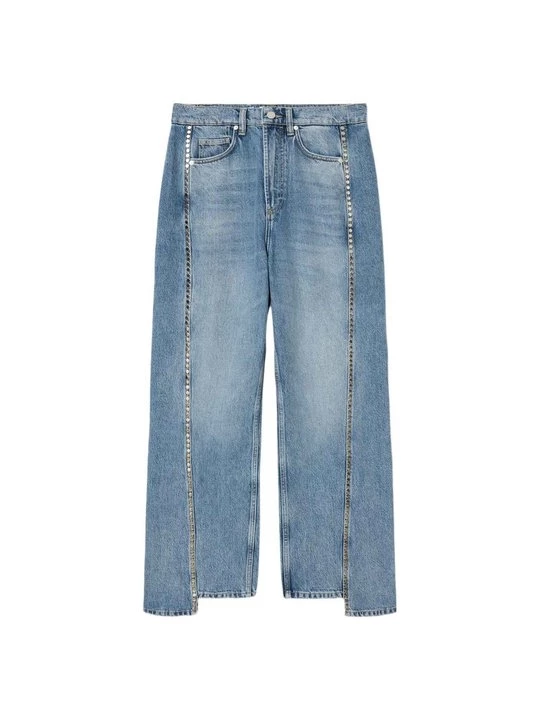 Obrázek produktu Džíny Straight Fit AllSaints modrý denim