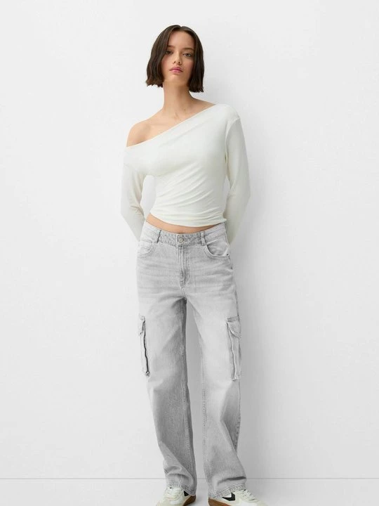 Obrázek produktu Džíny Straight Fit Bershka