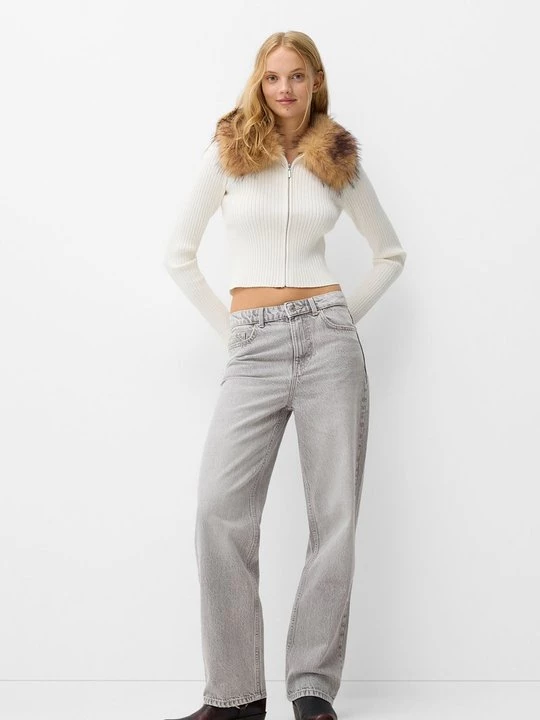Obrázek produktu Džíny Straight Fit Bershka
