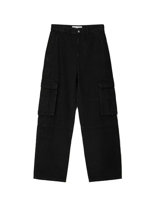 Obrázek produktu Džíny Straight Fit Bershka černá