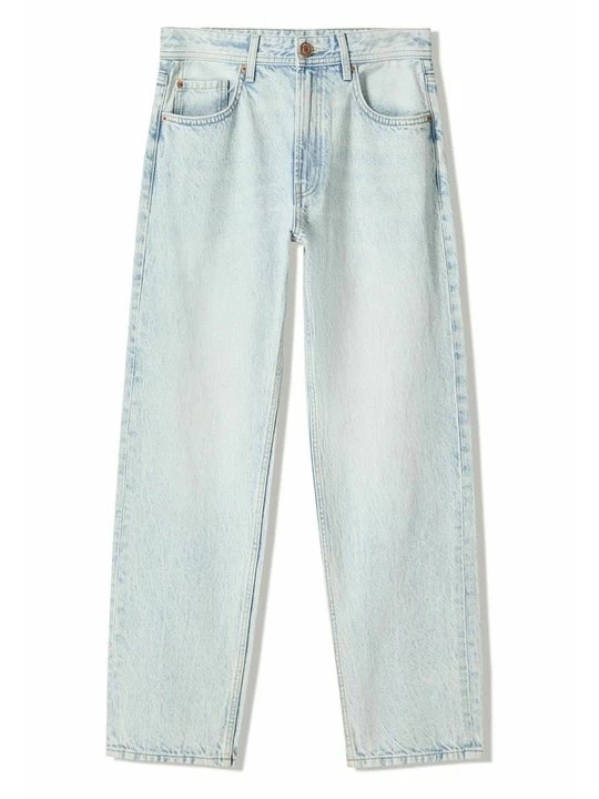 Obrázek produktu Džíny Straight Fit Bershka světle modrá