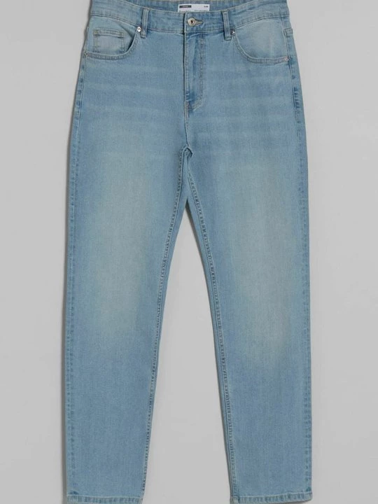 Obrázek produktu Džíny Straight Fit Bershka světle modrá