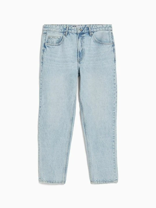 Obrázek produktu Džíny Straight Fit Bershka světle modrá