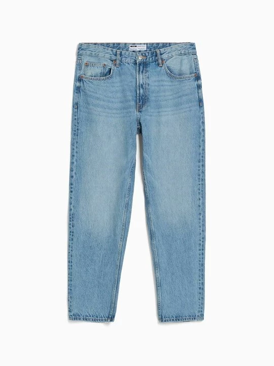 Obrázek produktu Džíny Straight Fit Bershka světlemodrý denim