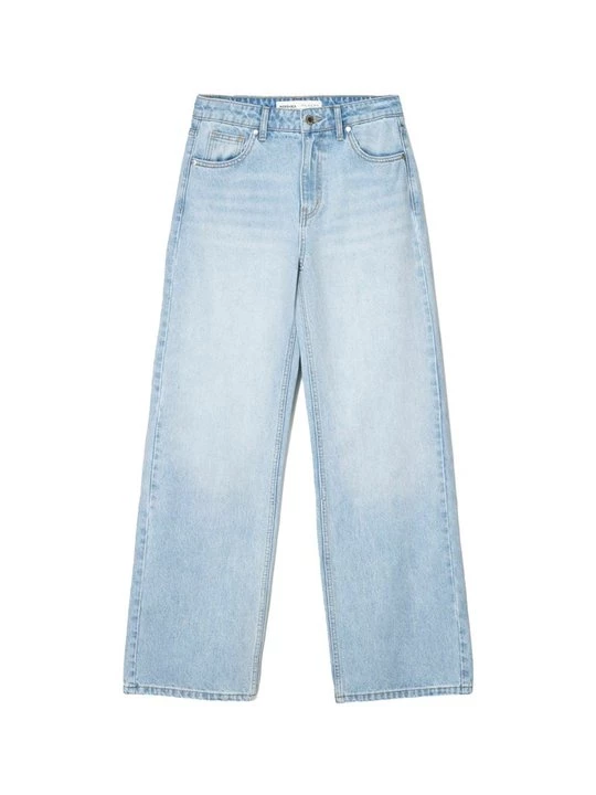 Obrázek produktu Džíny Straight Fit Bershka světlemodrý denim