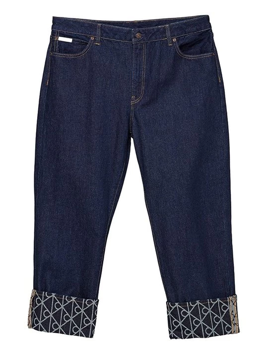 Obrázek produktu Džíny Straight Fit Calvin Klein Jeans tmavě fialová