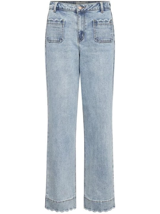 Obrázek produktu Džíny Straight Fit Cream modrý denim