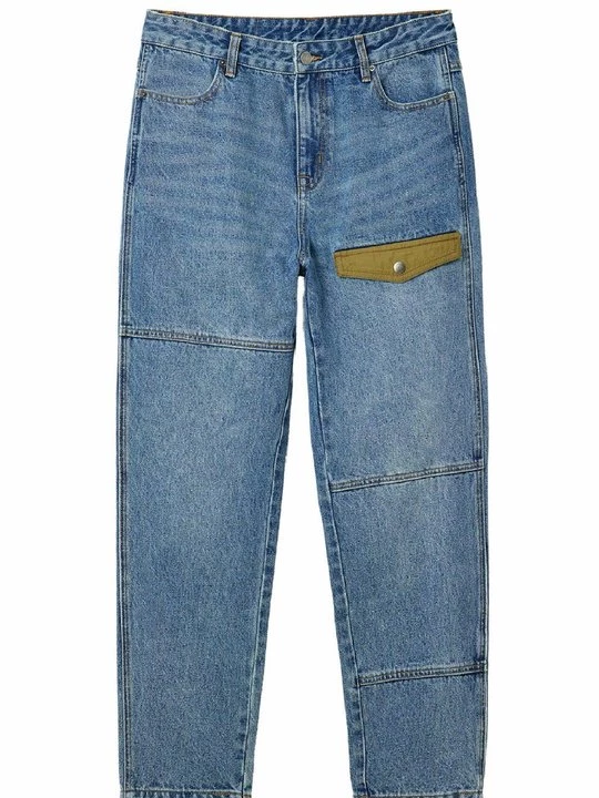 Obrázek produktu Džíny Straight Fit Desigual modrá