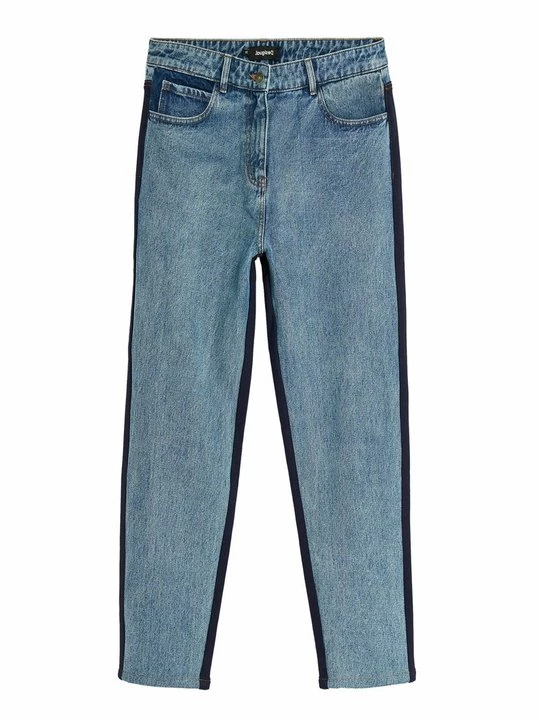 Obrázek produktu Džíny Straight Fit Desigual modrá