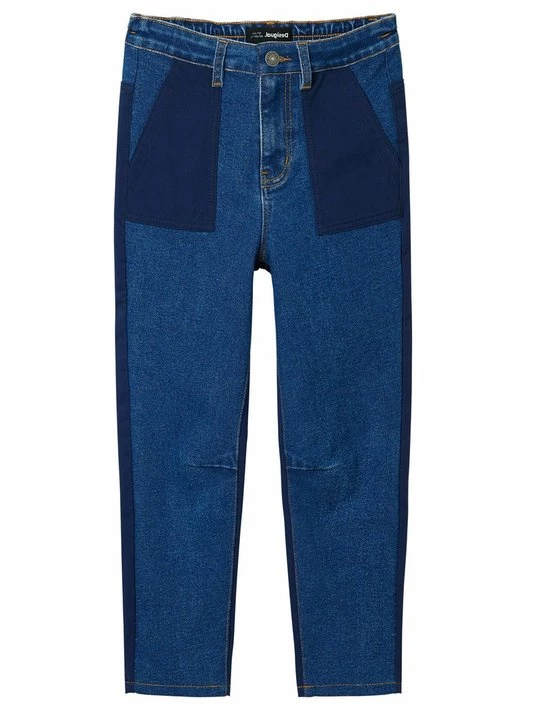 Obrázek produktu Džíny Straight Fit Desigual modrá
