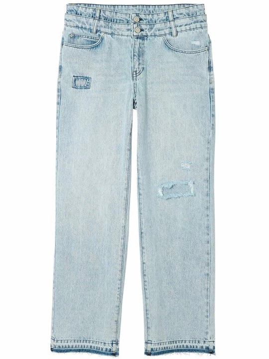 Obrázek produktu Džíny Straight Fit Desigual modrá