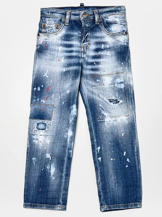 Obrázek produktu Džíny Straight Fit Dsquared2 modrá