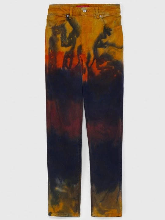 Obrázek produktu Džíny Straight Fit ECKHAUS LATTA oranžová
