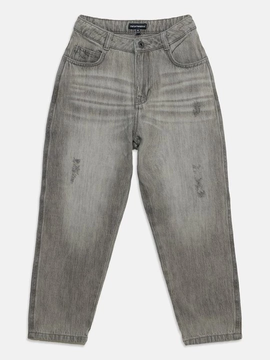 Obrázek produktu Džíny Straight Fit Emporio Armani černý denim