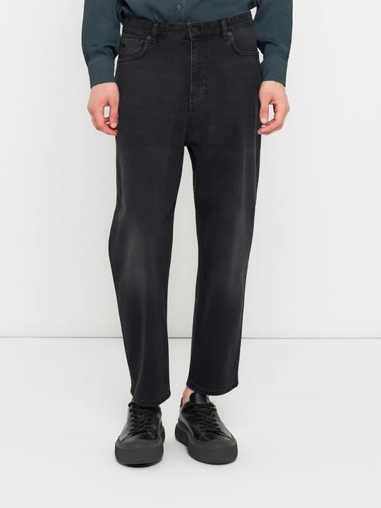 Obrázek produktu Džíny Straight Fit Emporio Armani skvrnitě černá