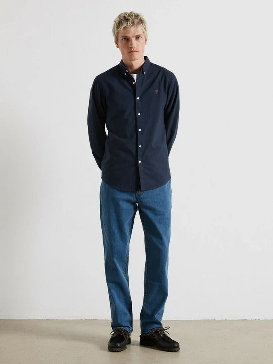Obrázek produktu Džíny Straight Fit Farah modrý denim