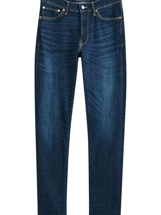 Obrázek produktu Džíny Straight Fit Gant modrý denim