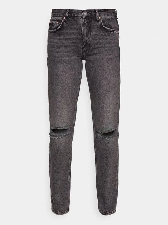 Obrázek produktu Džíny Straight Fit Gina Tricot černý denim