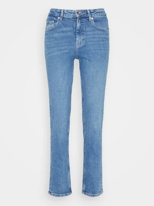 Obrázek produktu Džíny Straight Fit Gina Tricot modrý denim