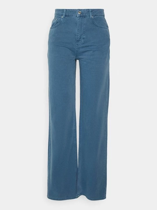 Obrázek produktu Džíny Straight Fit Gina Tricot tmavě zelená
