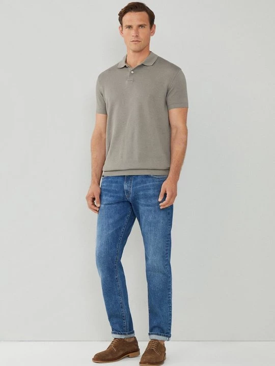 Obrázek produktu Džíny Straight Fit Hackett London modrý denim