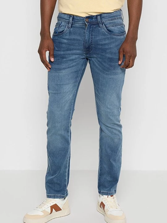 Obrázek produktu Džíny Straight Fit INDICODE modrá
