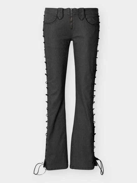 Obrázek produktu Džíny Straight Fit Jaded London černý denim