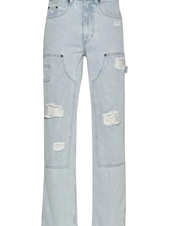 Obrázek produktu Džíny Straight Fit Karl Kani bělený denim