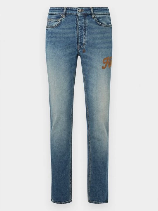 Obrázek produktu Džíny Straight Fit KSUBI tmavě modrá