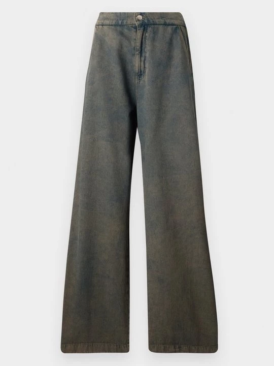 Obrázek produktu Džíny Straight Fit Mads Nørgaard tmavě zelená