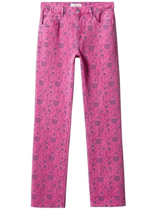Obrázek produktu Džíny Straight Fit Mango růžová
