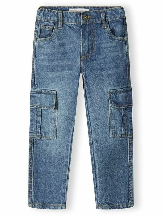 Obrázek produktu Džíny Straight Fit MINOTI modrý denim