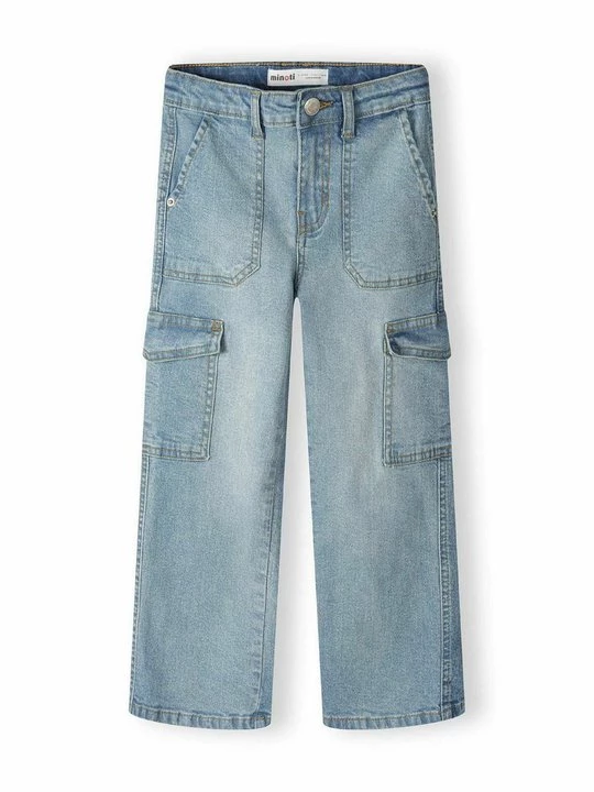 Obrázek produktu Džíny Straight Fit MINOTI modrý denim