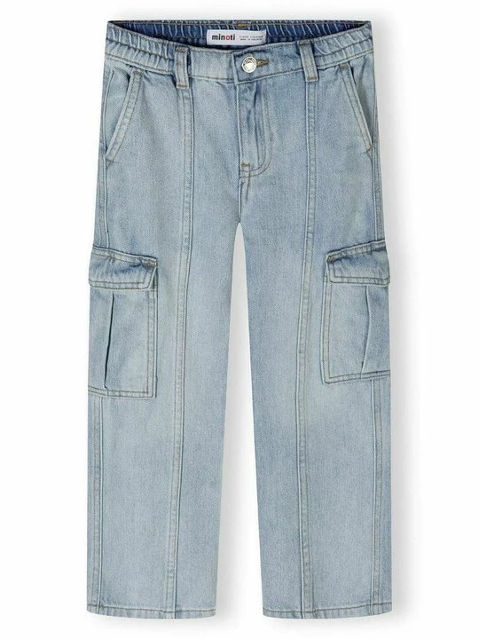 Obrázek produktu Džíny Straight Fit MINOTI světlemodrý denim