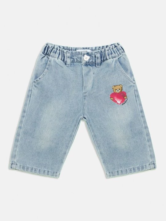 Obrázek produktu Džíny Straight Fit MOSCHINO světle modrá