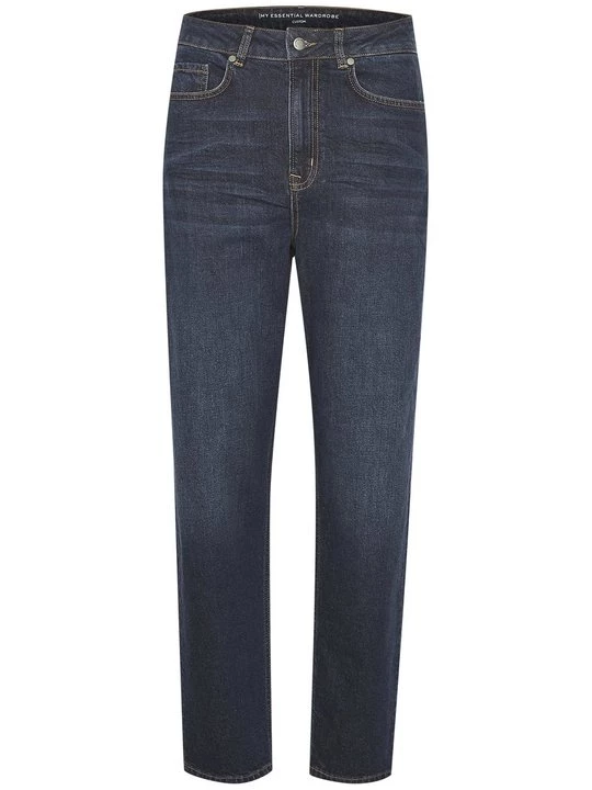 Obrázek produktu Džíny Straight Fit My Essential Wardrobe melírovaná tmavě modrá