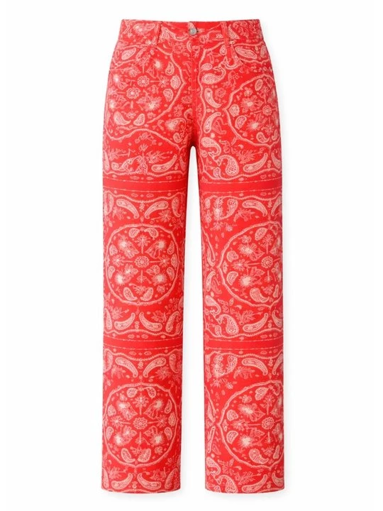 Obrázek produktu Džíny Straight Fit Never Fully Dressed červená