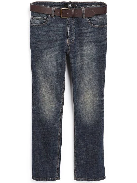 Obrázek produktu Džíny Straight Fit Next tmavě zelená
