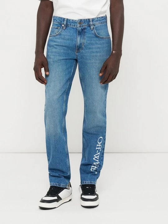 Obrázek produktu Džíny Straight Fit Off White tmavě modrá