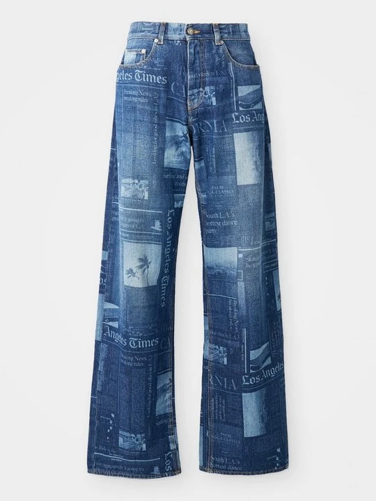 Obrázek produktu Džíny Straight Fit Palm Angels modrá