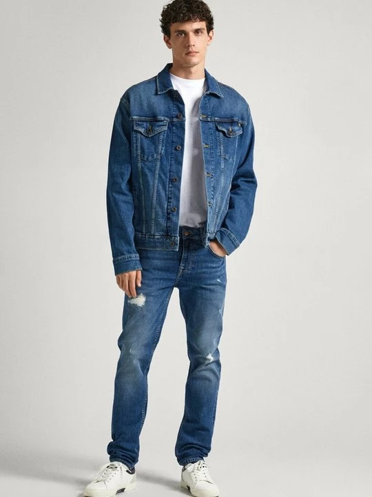 Obrázek produktu Džíny Straight Fit Pepe Jeans modrý denim