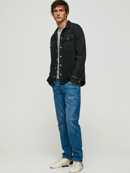 Obrázek produktu Džíny Straight Fit Pepe Jeans tmavomodrý denim