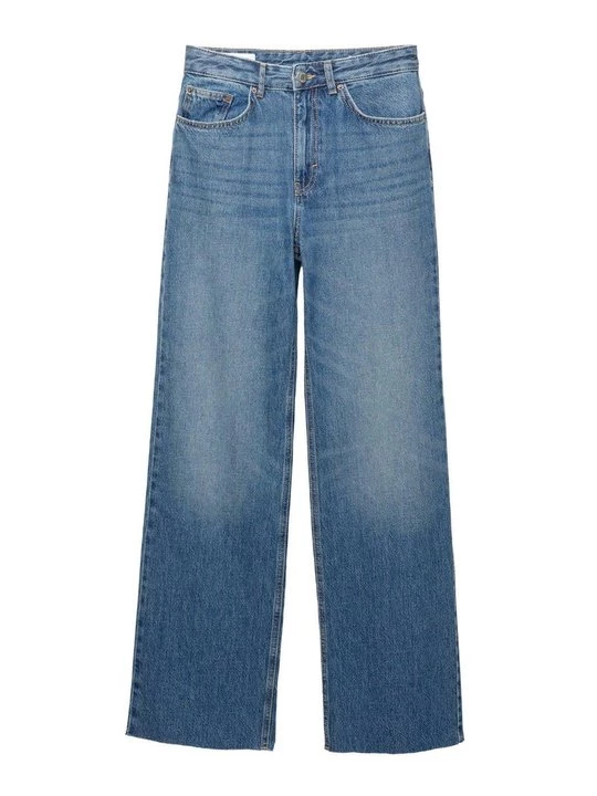 Obrázek produktu Džíny Straight Fit PULL&BEAR tmavomodrý denim