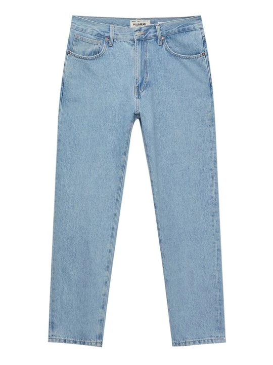 Obrázek produktu Džíny Straight Fit PULL&BEAR šedomodrý denim