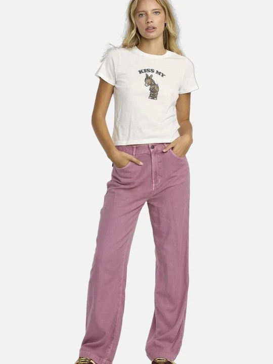 Obrázek produktu Džíny Straight Fit RVCA růžová