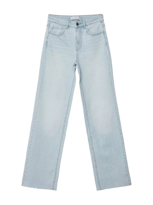 Obrázek produktu Džíny Straight Fit Stradivarius surový denim