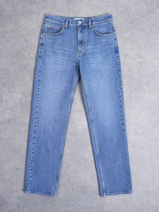 Obrázek produktu Džíny Straight Fit Topshop modrý denim